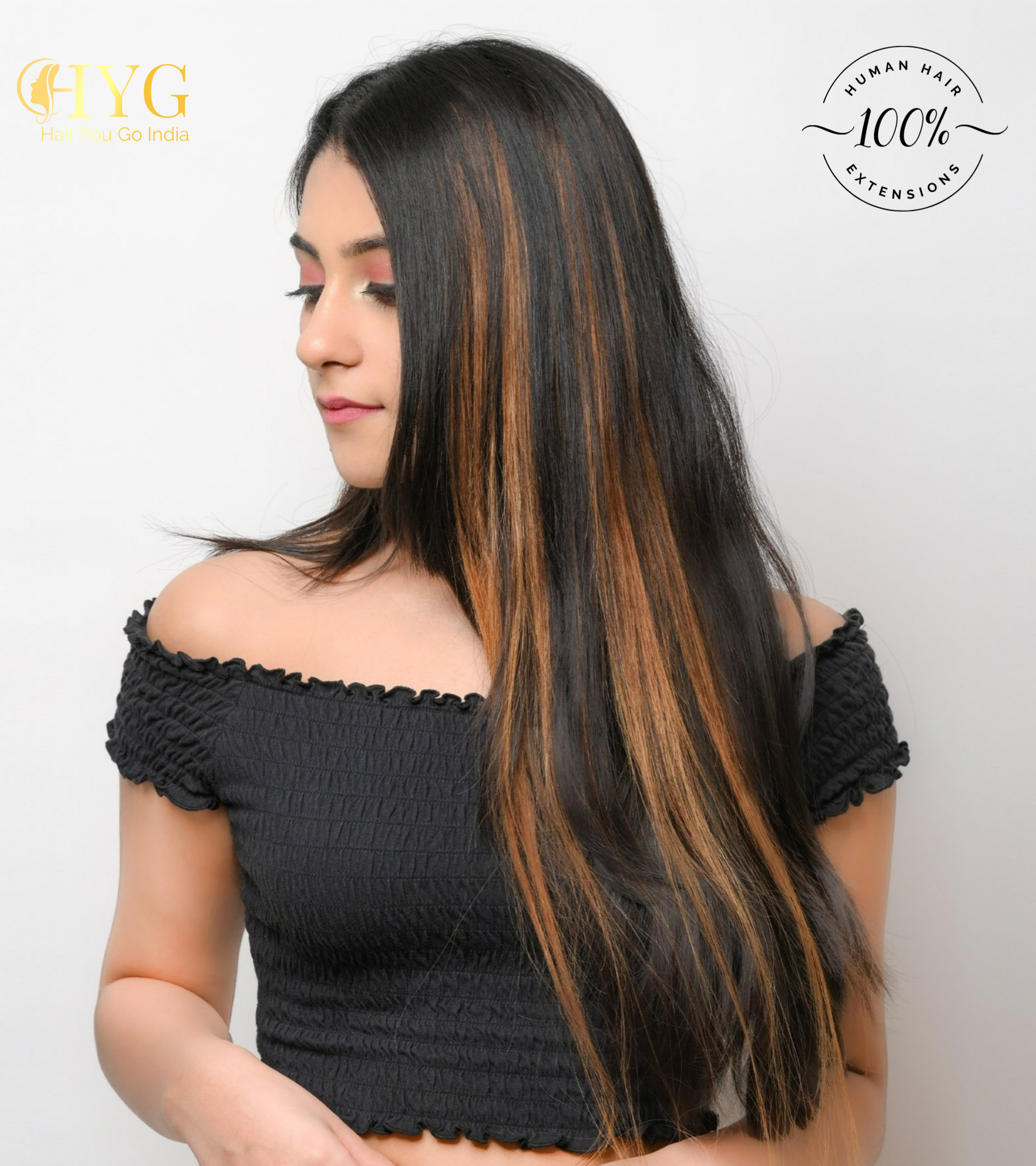 Chestnut Single Clip-in Streaks