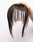 Scalp Topper with Bangs