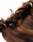 Chocolate Brown Clip-in Coloured Volumizers (Set of 3)