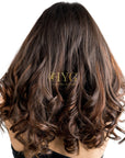 Chocolate Brown Clip-in Coloured Volumizers (Set of 3)