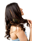 Caramel Clip-in Coloured Volumizers (Set of 3)