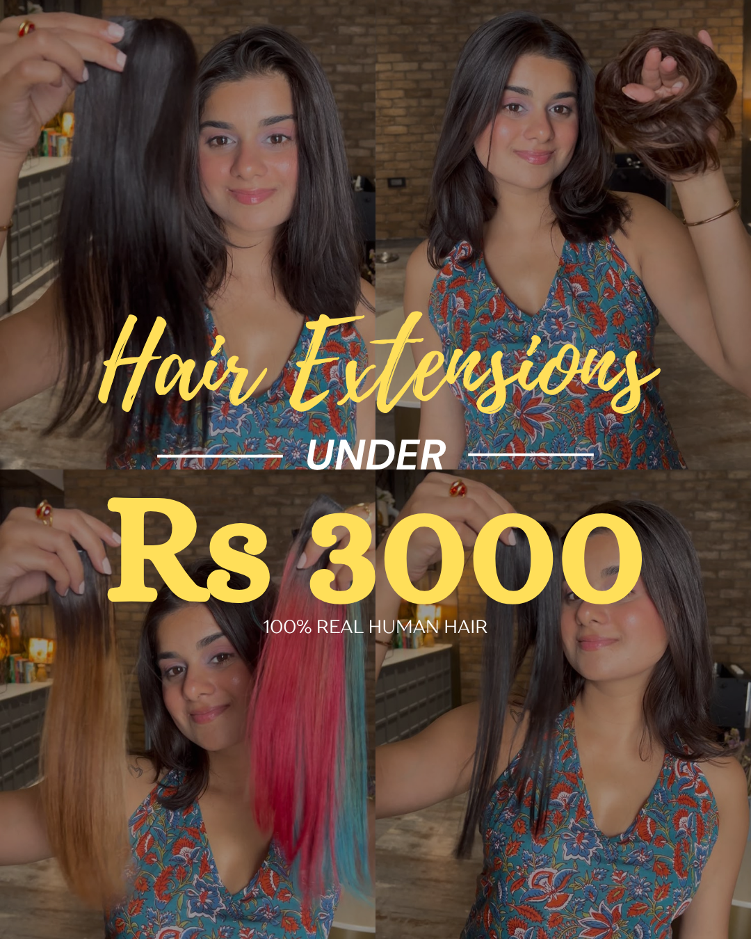 Extensions Under Rs. 3000