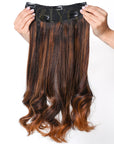 Chocolate Brown 5 Clip Extension