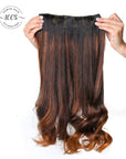 Chocolate Brown 5 Clip Extension