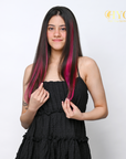 Pink Single Clip-in Streaks