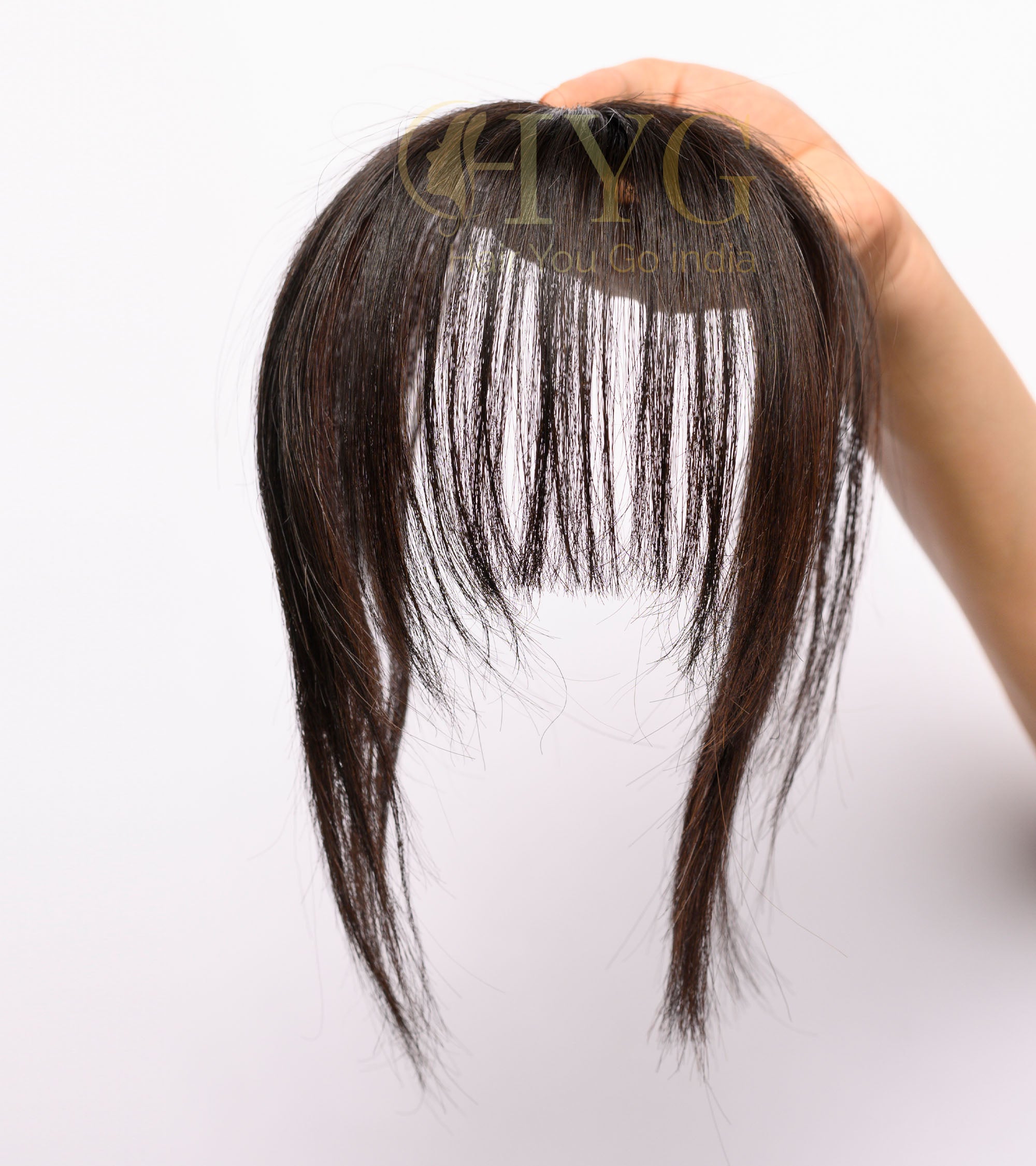 Scalp Topper with Bangs