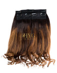Caramel Clip-in Coloured Volumizers (Set of 3)
