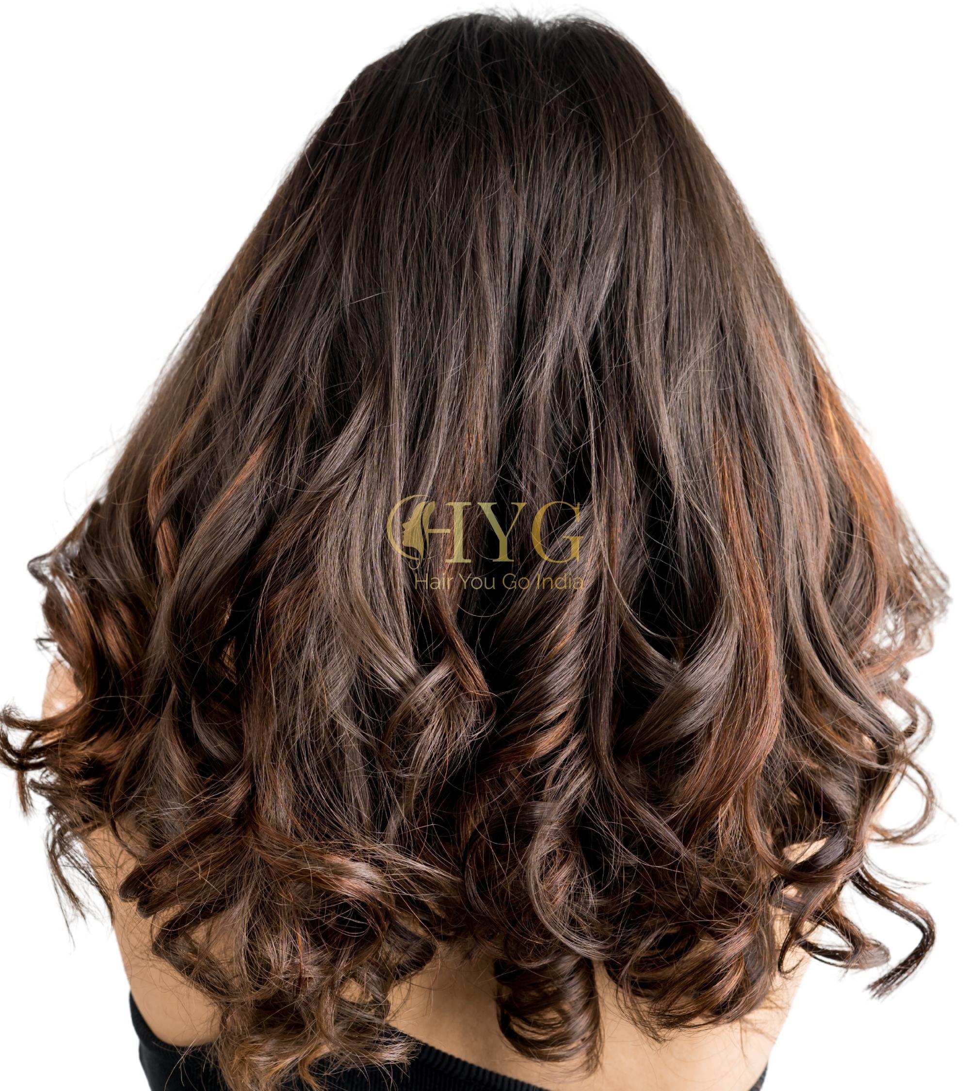 Chocolate Brown Clip-in Coloured Volumizers (Set of 3)